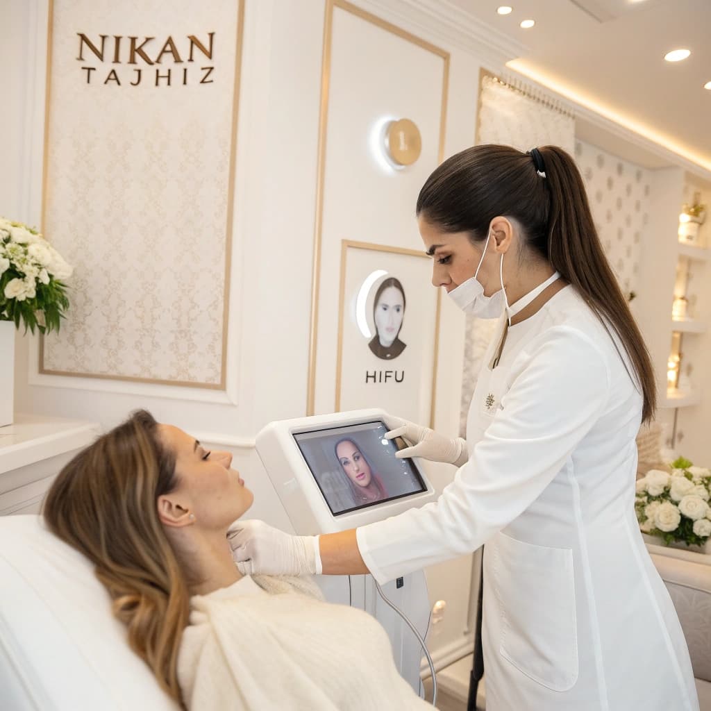 نیکان تجهیز فروش دستگاه هایفو HIFU سالنی صورت و بدن در تهران قیطریه